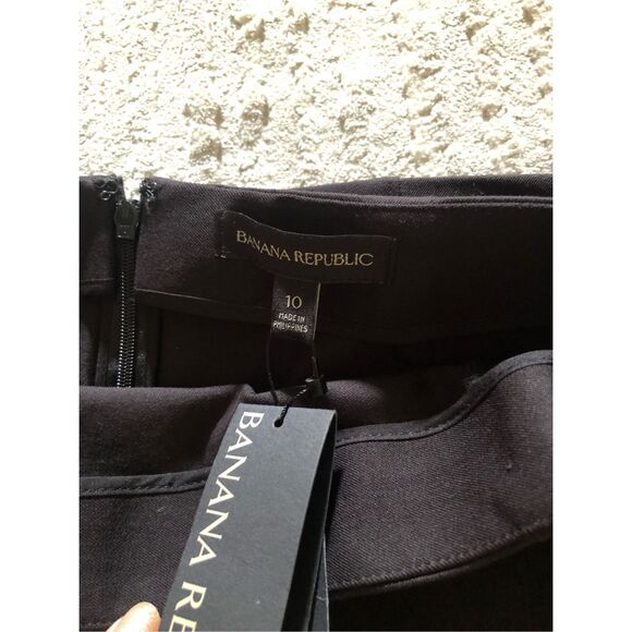 Banana Republic Pencil Skirt NWT Black Size 10 - Picture 11 of 12